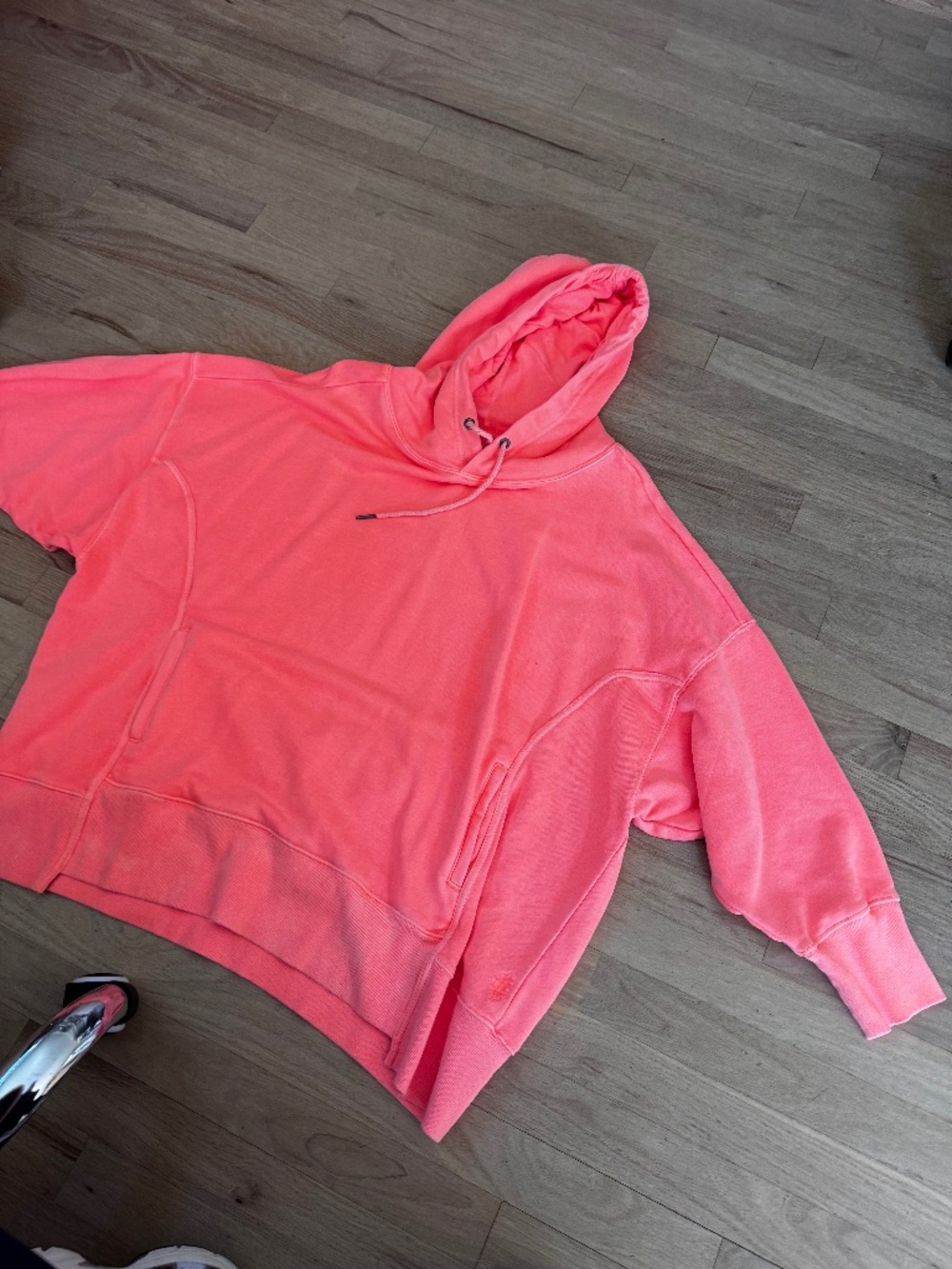 Sprint to finish hoodie Neon coral